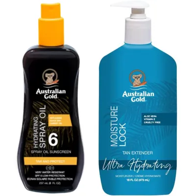 Produktbild von Australian Gold SPF6 Spray Oil + Feuchtigkeitsschloss 473ml