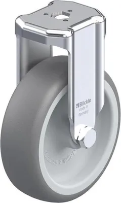 Produktbild von Blickle BKRA-TPA 101G, Rolle, 275 kg, Silber, Grau, Fixed wheels, Thermoplastisches Elastomer (TPE), 10 cm