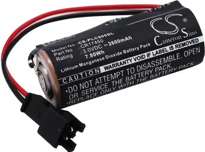 Image de TECHTEK Batterie compatible avec [Sanyo] CR8.L, CR8.LHC remplace CR17450, pour CR17450E-R, pour CR17450ER