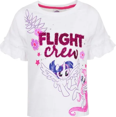 Zdjęcie produktu dla Koszulka dziewczęca My Little Pony bawełniana biała z nadrukiem 98