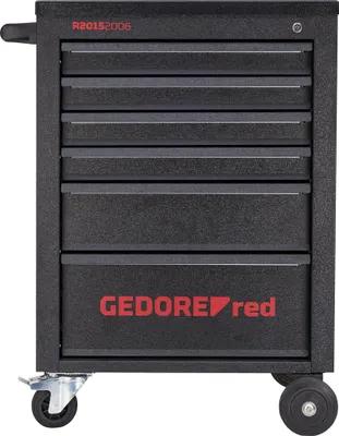 Image de GEDORE red R20152006 Servante d'atelier Black MECHANIC 6 tiroirs, 3300012