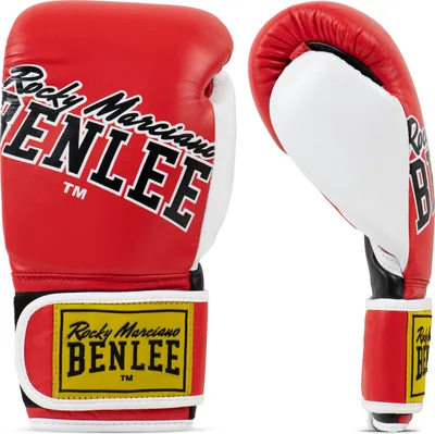 Produktbild von Boxhandschuhe aus Leder BANG LOOP Red/Black 14 oz BENLEE