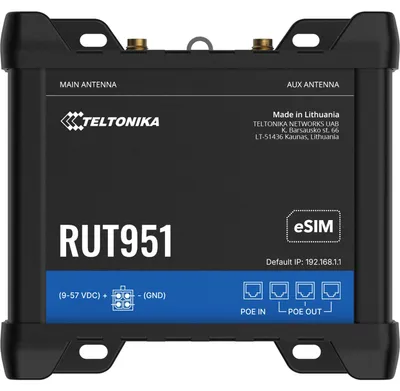 Produktbild von Teltonika RUT951 Industrieller Mobilfunk Router 4G/LTE