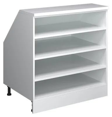 Obrázok produktu pre Skriňa pod šikmú strechu Vicco Rion biely 80 x 81.8 cm s 4 priehradkami, korpus skrine hĺbka 60 cm, Model 60246