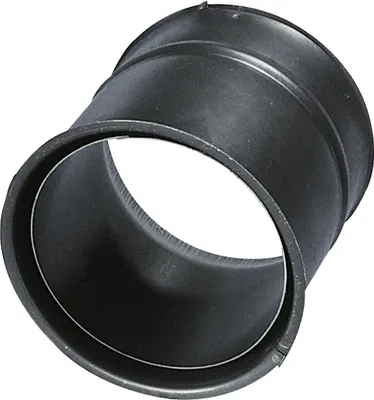 Produktbild von Bertrams 167110 Doppelwandmuffe 2 mm, 120 mm lang, Ø 120 mm, silber/grau