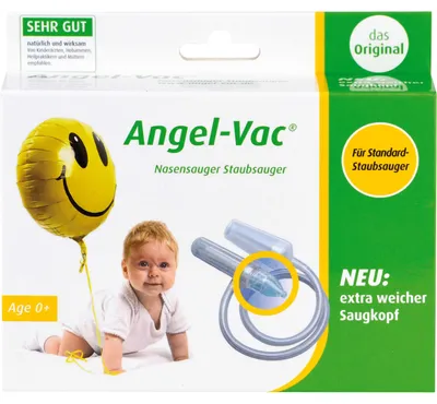 Obrázek produktu pro Nosní odsávačka / vysavač Angel-Vac, 1 ks. Nosní odsávačka