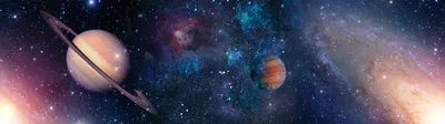 Immagine prodotto di Sanders & Sanders bordo adesivo universo blu scuro, arancione e rosa pesca 500 x 14 cm