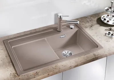 Produktbild von BLANCO ZENAR 45 S, Schrankwaschbecken, Silgranit, Anthrazit, Links, 45 cm, Deutschland