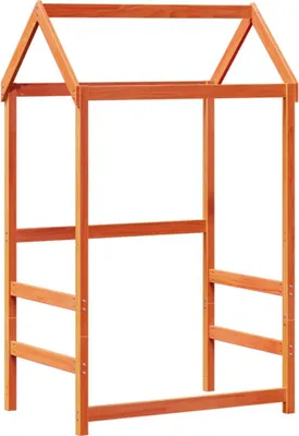 Immagine prodotto di Tetto per culla Wax marrone 108x70x176,5 cm in legno di pino massiccio