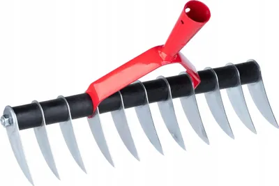 Obrázek produktu pro Vertikutátor trávníku – ruční vertikutátor – kovový – jednostranný – bez rukojeti – pro trávník