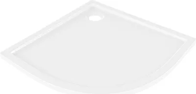 Produktbild von Mexen Flow Duschwanne Halbkreis Slim 90 x 90 cm, weiß glänzend - 46Q109090