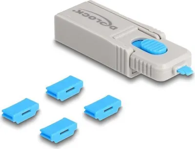 Obrázek produktu pro DELOCK Sada blokátorů portu HDMI pro zásuvku HDMI 4 kusy