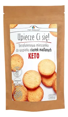 Obrázok produktu pre ZMES NA PEČENIE MASLOVÝCH COOKIES BEZ PRIDANÉHO CUKRU, BEZLEPKOVÉ KETO 365 g - PÄŤ PREMEN