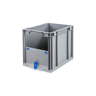Produktbild von Eurobox NextGen Insight Cover | HxBxT 32x30x40 | 30 Liter | Hoch/Blau | Eurobehälter, Transportbox, Transportbehälter, Stapelbehälter