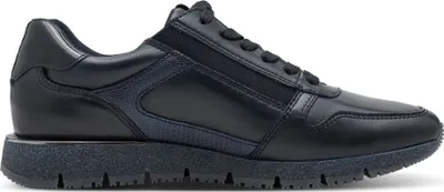 Produktbild von Tamaris Damen Sneaker aus Leder mit Reißverschluss und losen Einlagen 1-23776-44, Größe:37 EU, Farbe:Blau