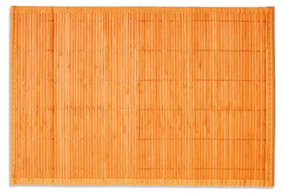 Bambus-Untersetzer rechteckig orange 45x30 cm
