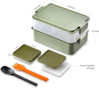 Immagine prodotto di Contenitore per stoviglie - Contenitore per il pranzo per adulti