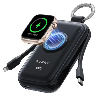 Obrázok produktu pre Powerbank RORRY CharmGo Pro, 10000 mAh, 45 W, rýchle nabíjanie, externá batéria pre mobilné telefóny