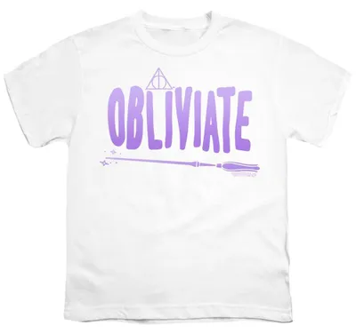 Obrázok produktu pre Tričko s motívom Harryho Pottera – "Obliviate" – pre deti, model TV36872 (128), biela farba