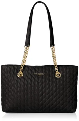 Obrázek produktu pro Dámská kabelka Karl Lagerfeld Karolina Chain Carry Bag, černá/zlatá, jedna velikost