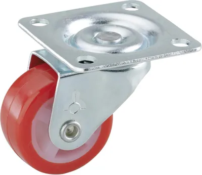 Produktbild von Lenkrolle mit Platte 30 x 14 mm, Tragkr. 20 kg