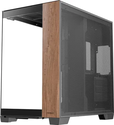 Obrázek produktu pro Antec C8 Wood, Full Tower, PC, Černá, Dřevo, ATX, EATX, ITX, Micro ATX, Sklo, Plast, Ocel, Dřevo, 17,5 cm