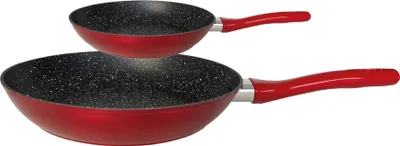 Produktbild von Pfannen Set Induktion Bratpfanne Pfanne kratzfest antihaft 20 + 28 cm