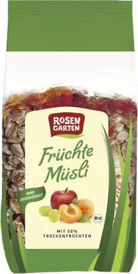Produktbild von Rosengarten - Früchte-Müsli - 2000g