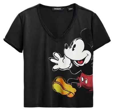 Zdjęcie produktu dla Desigual Koszulka damska Myszka Miki : Rozmiar - S Rozmiar: S