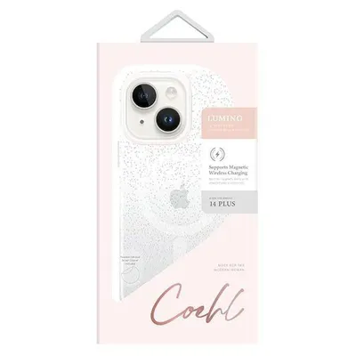 Productafbeelding van Uniq Coehl Lumino telefoonhoesje voor iPhone 14 Plus - Zilver