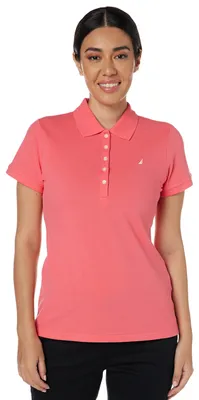 Zdjęcie produktu dla Koszulka polo Nautica Damen, z 5 guzikami, krótki rękaw, oddychająca, 100% bawełna