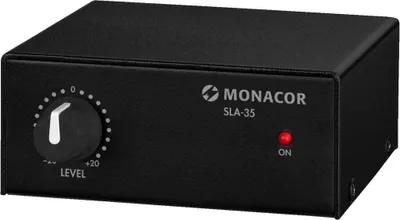 Produktbild von Monacor SLA-35, 0,03%, 83 dB, 35000 Ohm, 1600 Ohm, 5 - 50000 Hz, RCA