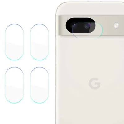 Produktbild von 3mk Hybridglas Lens Protection für Google Pixel 8A 5G Kamera Objektiv Kameralinse 0,16mm 6H (4 Stück)