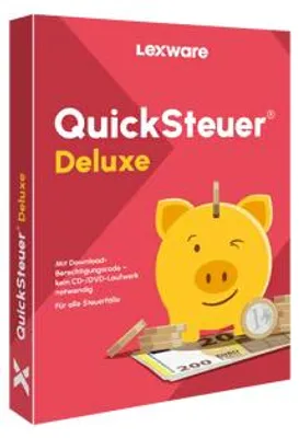 Image de LEXWARE 06815-0076 LEXWARE QuickSteuer Deluxe 2026 (pour l'année fiscale 2025) Logiciel version complète (PKC)