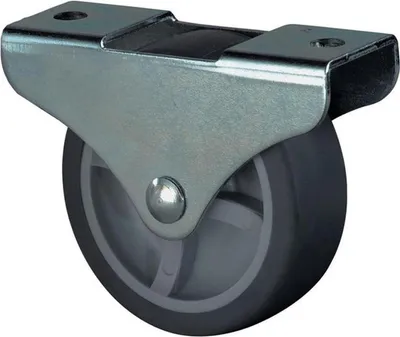 Produktbild von BS Rollen Kastenrolle Gummi Rad-Ø 25 mm 30 kg - E51.025