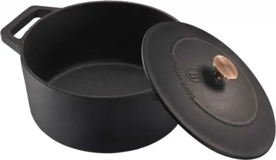 Image de Marmite en fonte 20cm NOIR MAT 19667