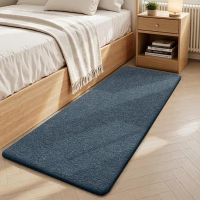 Produktbild von Moderner Kurzflor Teppich für Wohnzimmer, waschbar und weich