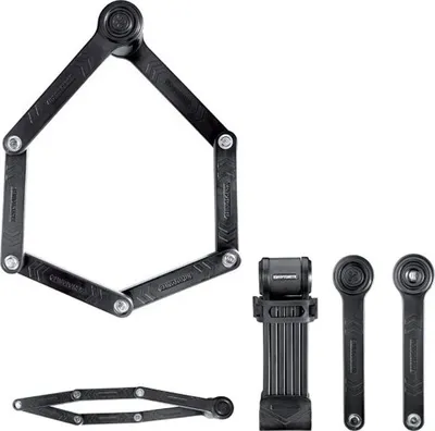 Produktbild von Kryptonite Keeper 585 Faltschloss Schwarz 3 x 850 mm Schwarz 3 x 850 mm