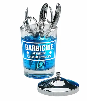 Image de Barbicide verre désinfectant petit verre manucure de table 120ml