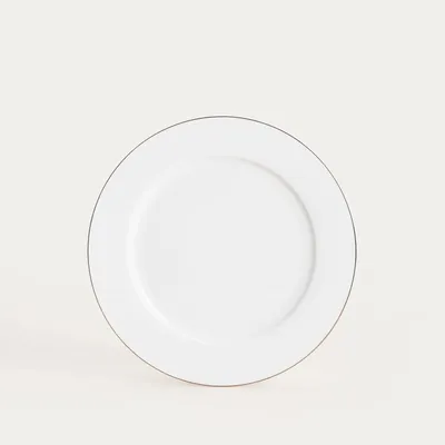 Zdjęcie produktu dla HOMLA Talerz AUROO obiadowy ze złotą obwódką 26,5 cm