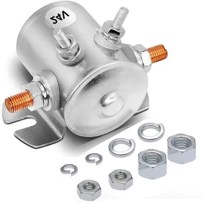 Produktbild von 24V 200A Solenoïde Relais mit 4 Terminals für Golfkarren und Marineanwendungen