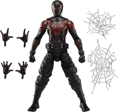 Imagen del producto de Figura Miles Morales Brooklyn 2099 Suit Marvel Legends Spider Man 2 Articulada 15 cms