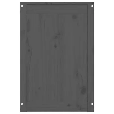 Produktbild von vidaXL Wäschetruhe Grau 44x44x66 cm Massivholz Kiefer