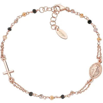 Immagine prodotto di Bracciali con perline Collezione Amen Rosé - donna