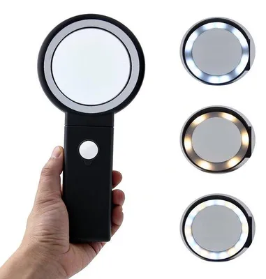 Immagine prodotto di Lente d'ingrandimento 10X 30X con luce a LED e treppiede