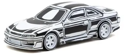 Produktbild von Tarmac Works T64G-018-JV - 1/64 - Nissan Silvia (S14) Vertex, silber - Neu