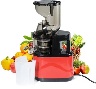 Produktbild von XL Zentrifuge für Apfelsaft - Professioneller Saftpresser für ganze Äpfel/Gurken/Rüben, 90% Saftausbeute + Automatische Pulpentsorger