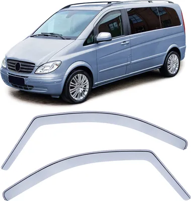 Produktbild von Windabweiser Regenabweiser Fenster Windschutz Hell für Mercedes Vito Viano W639