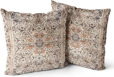 Obrázok produktu pre Sada 2 Poťahov na Vankúše 45 x 45 cm, Dvojstranné, Sametové, Bohemian, pre Obývaciu Izbu