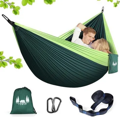 Produktbild von Famanu Outdoor-Hängematte 300 x 200 cm - für 2 Personen, grün